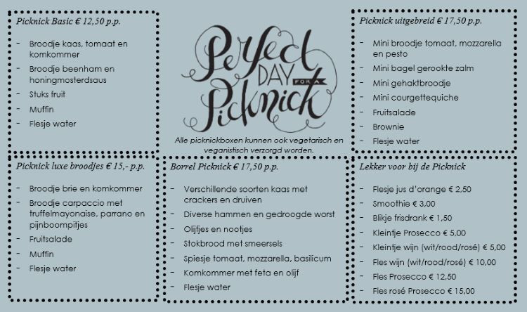 Picknickboxen Tres Joli goed